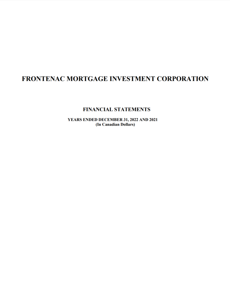FMIC Financials audited 2022