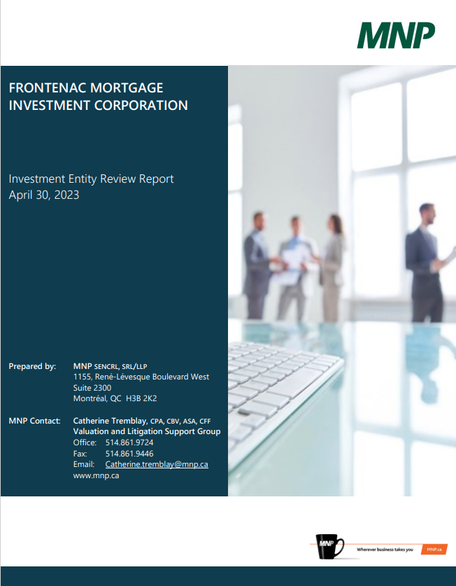 FMIC Investment Entity Review Report – April 30, 2023 Image Preview